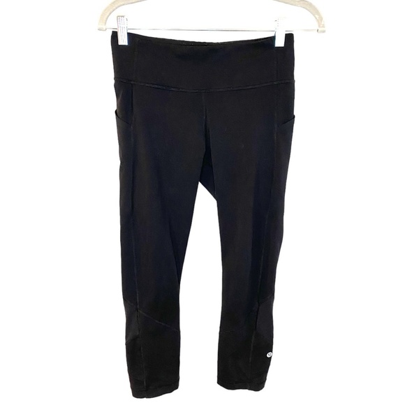 Lululemon Pace Rival Crop, Black, Size 6 - Picture 10 of 13